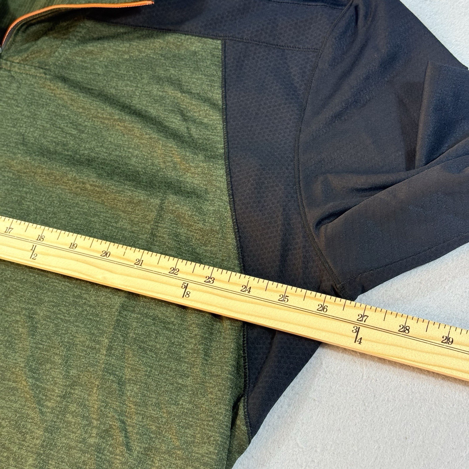 Champion Elite Men's 2XL Green Black 1/4 Zip Performance Pullover image 6