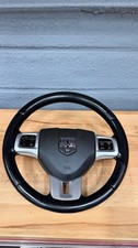2011 DODGE CHALLENGER SRT8 STEERING WHEEL BLACK LEATHER