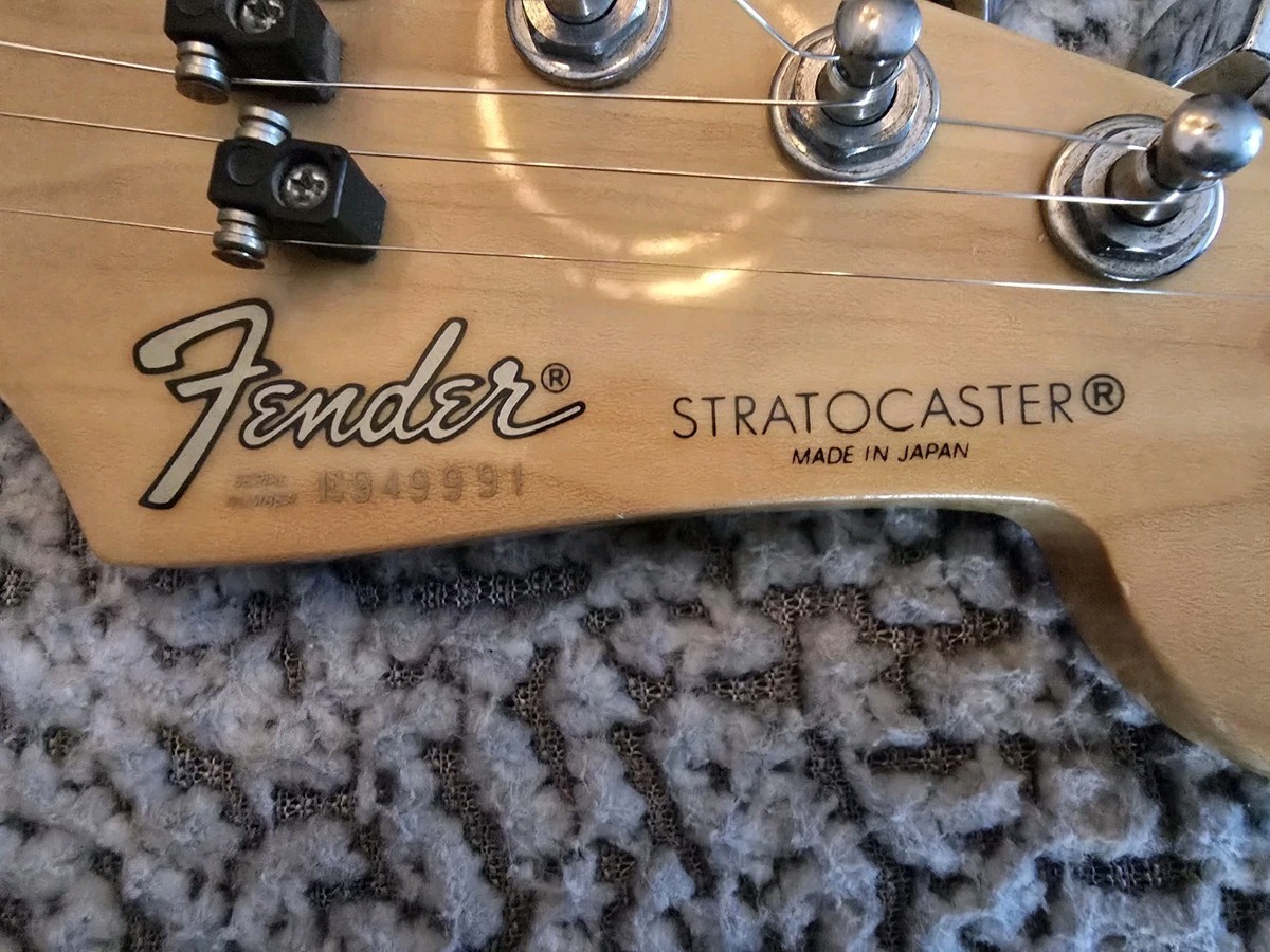 Vintage 1989 Made In Japan Fender Stratocaster (White) | eBay