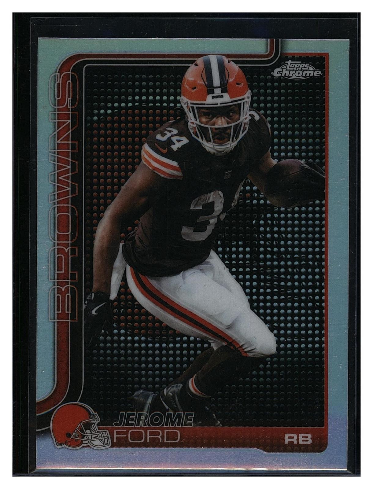 2025 Topps Chrome #71 Jerome Ford Lightboard Logo