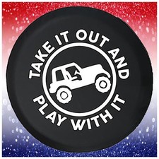 Funny Spare Tire Cover Take It Out Play American Fits Jeep Camper Rv Funny Spare Tire Cover Take It Out Play American Fits Jeep Camper Rv