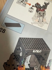 LEGO Castle Fantasy Era Skeleton Tower 7093 In 2007 Used Retired W/Manual As Is