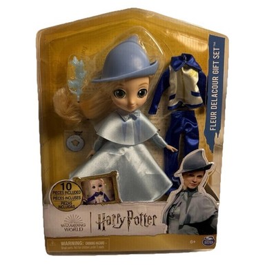 Harry Potter Fleur Delacour 8'' Doll 10 pc Gift Set Accessories 2 Outfits Wizard