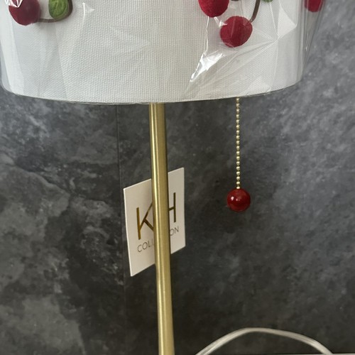 Viral Gold Lamp With Cherry Lamp Shade By KARMA HOME - Picture 3 of 21
