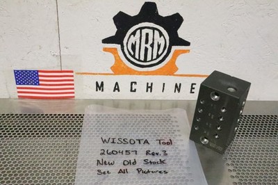 WISSOTA TOOL 260457 Rev. 3 Manifold Block New Old Stock See All Pictures