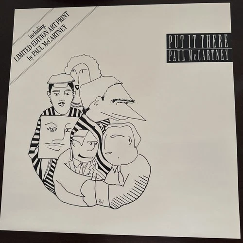 Paul McCartney Put It There 12" LP Limited Edition Vinyl Art Print 1990  Beatles