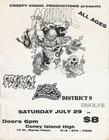 MADBALL + Others US Original Flyer Handbill 1995