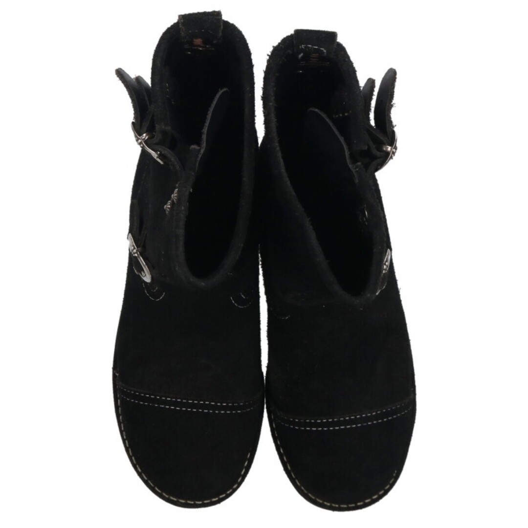 Chrome Hearts Boss Double Gun Slinger Strap Suede Leather Engineer BOOTS Used ac thumbnail 5