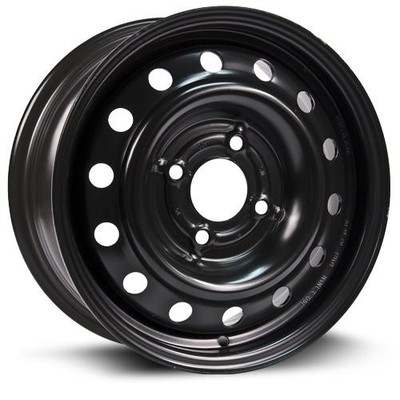 One 16x6.5 Black Steel Wheel Rim Fits Nissan Sentra, OEMT4 16Inch