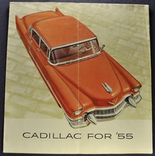 1955 Cadillac Brochure Folder 60 Special 62 Deville Eldorado 75 Original 55