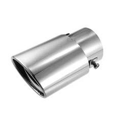Car Exhaust Tip Pipe Straight Shaped Applicable Diameter 2.44" Universal 