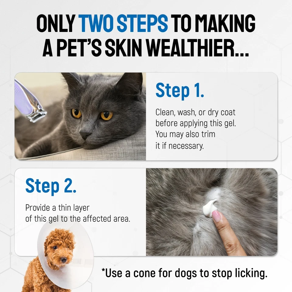 Wound & Itch Gel for Pets – Dog Cone Safe, Gentle Care – 2 Oz Tube - Image 4 of 4