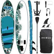 Inflatable Stand Up Paddle Board, 10'x30''x6'' Ultra-Light Paddleboards for A...