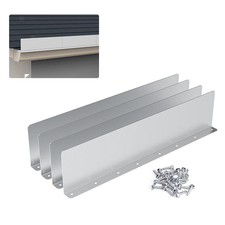4 Pieces Aluminum Rain Gutter Valley Roofing Gutter Guards for Corner