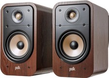 Polk Sig Elite ES20 walnut pr bookshelf speak...