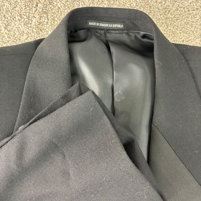Pierre Balmain Mens Tuxedo Jacket Men 41R 100% Wool 1 Button Formal Elegant