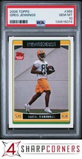 2006 TOPPS #369 GREG JENNINGS RC PACKERS PSA 10