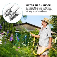 10 Pcs Metal Hooks Heavy Duty Hose Hanger Water Bracket Storage Holder