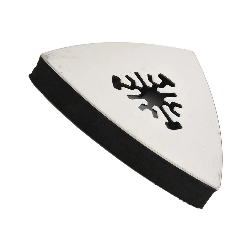 Oscillating Tool Triangular Sanding Pad Stainless Steel Polishing Disc 80mm/3 In - Image 2 of 4