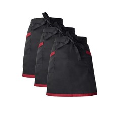 eywlwaar Waist Apron with 2 Pockets Unisex Half Short Apron for Waitress Serv...