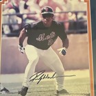 Rickey Henderson Signed Framed 8/10 Photo Field of Dreams COA MLB — photo 2
