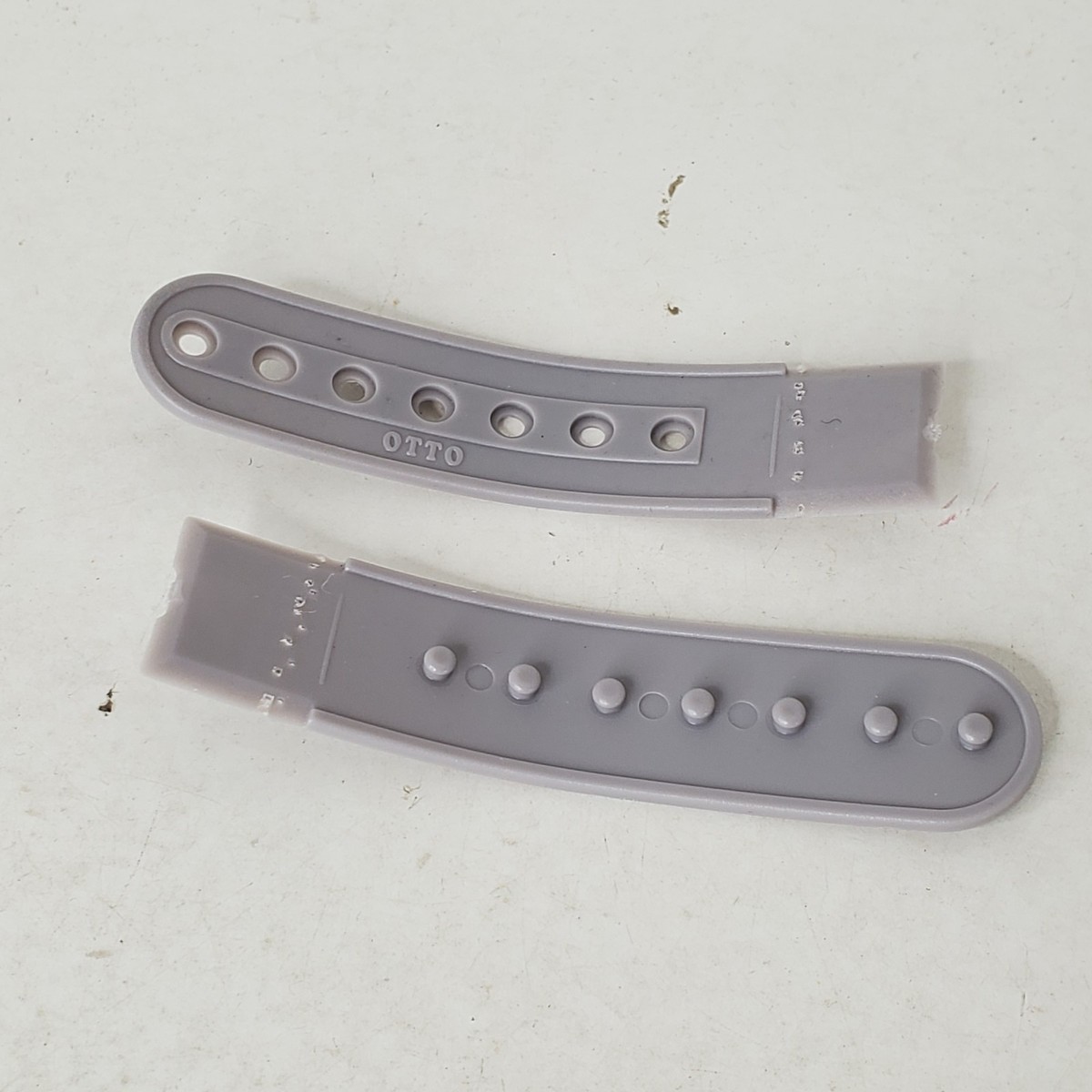 OTTO Brand Snapback Hat Closure Replacement Straps Gray Plastic