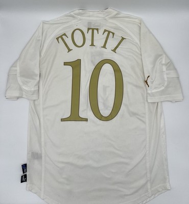 Italy 2004/2005 Totti #10 Authentic Puma Jersey XL Men White | eBay
