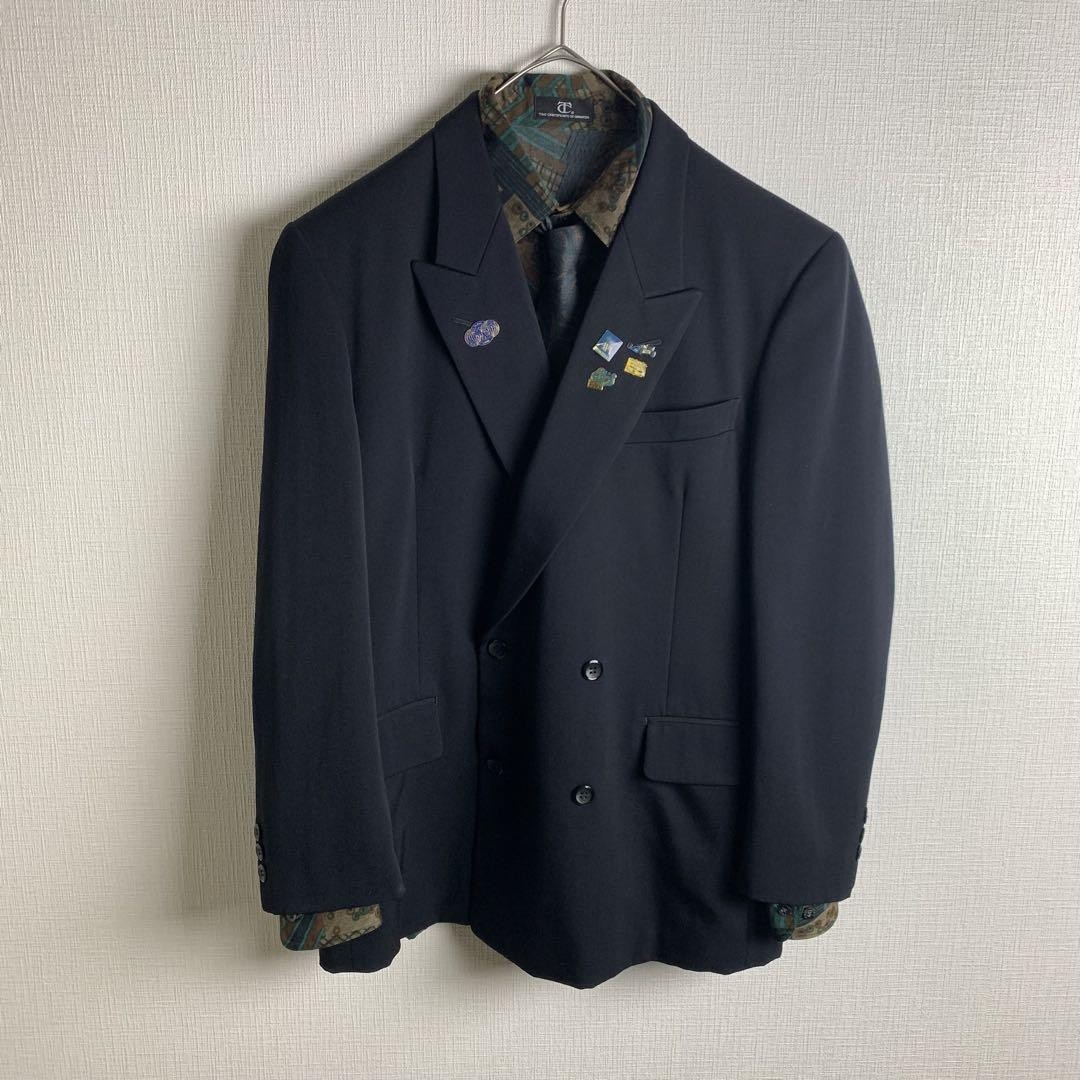 Coordination Sales Double Breasted Setup Black Lo… - image 2