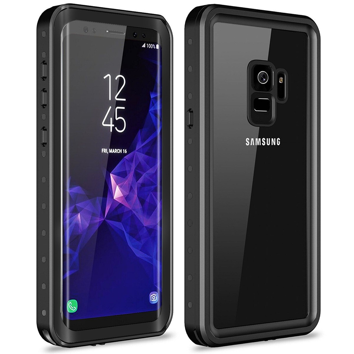 For Samsung Galaxy S9 Plus Case Waterproof Shockproof Screen Protector s9  cover