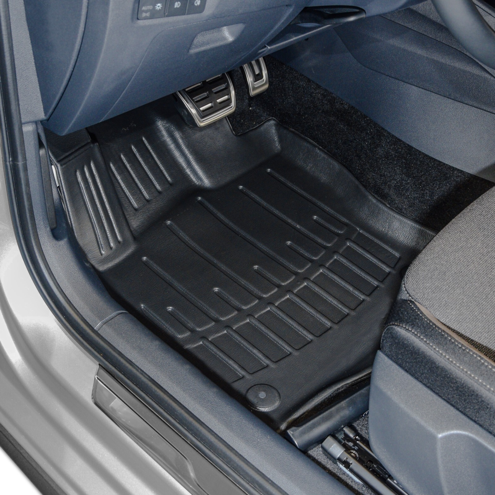 Tappeti Tappetini Auto in Gomma su Misura per Mercedes C W205 2014-2021 - Miniatura 3