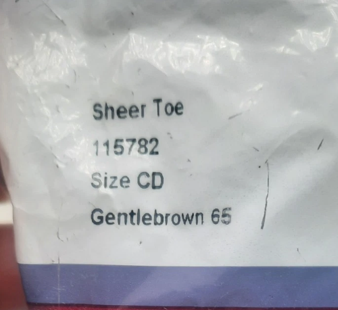 Pantimedias Hanes Silk Reflections Talla CD Marrón Suave Ligeramente Imperfectas (4) Nuevas de Lote Antiguo Foto 2 de 3