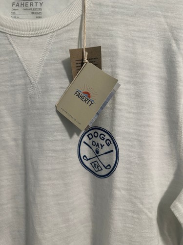 Camicia bianca manica lunga Faherty Dogg Day taglia XL - Foto 2 di 7