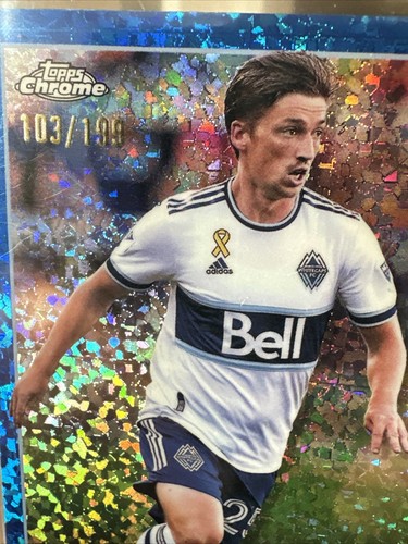 2023 Topps Chrome MLS RYAN GUALD MINI DIAMONDS VANCOUVER WHITECAPS 103/199 #94 - Picture 3 of 3