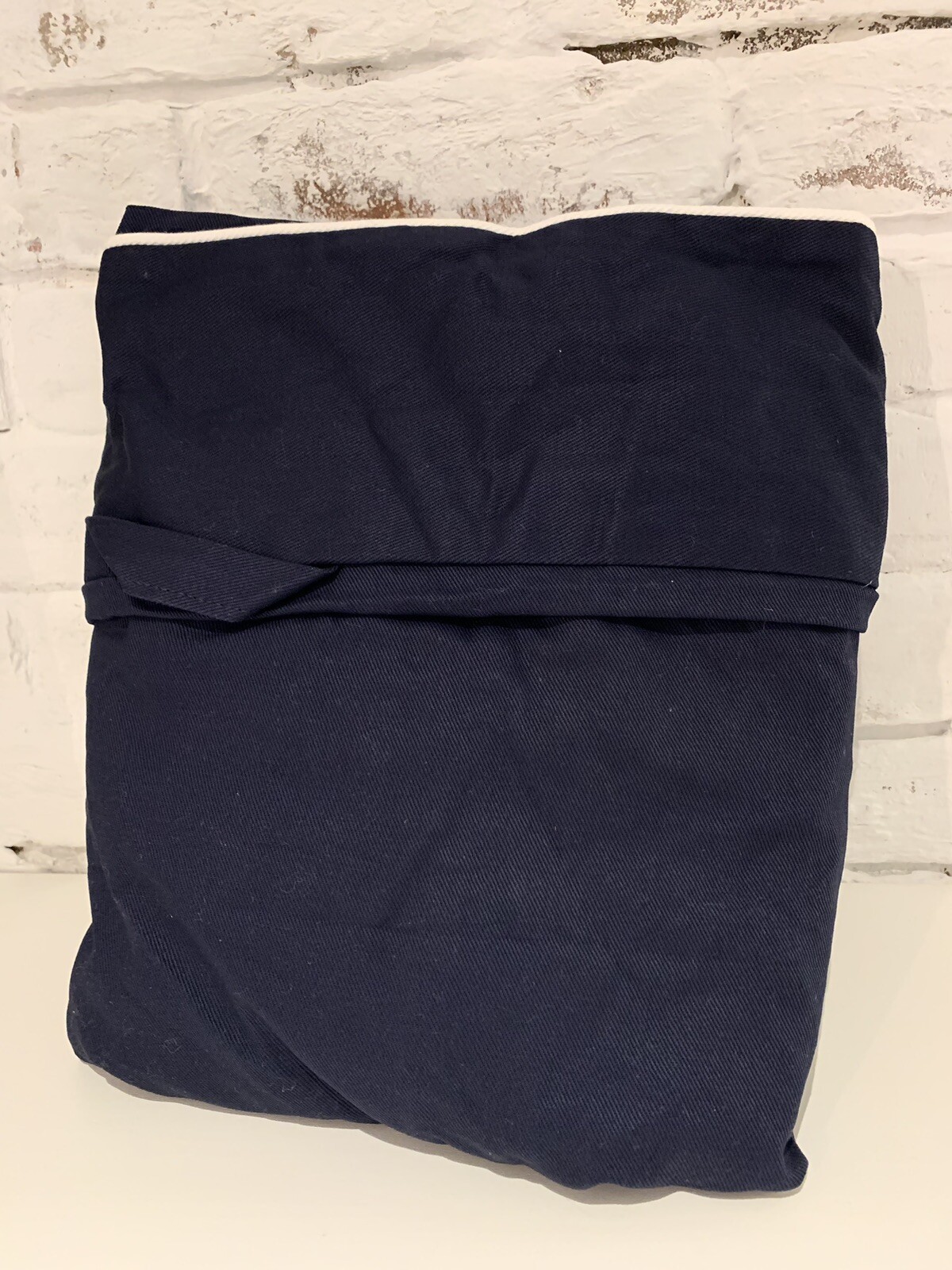 NEW Pottery Barn Kids Anywhere Chair Slipcover, REGULAR Size, Navy w/ White