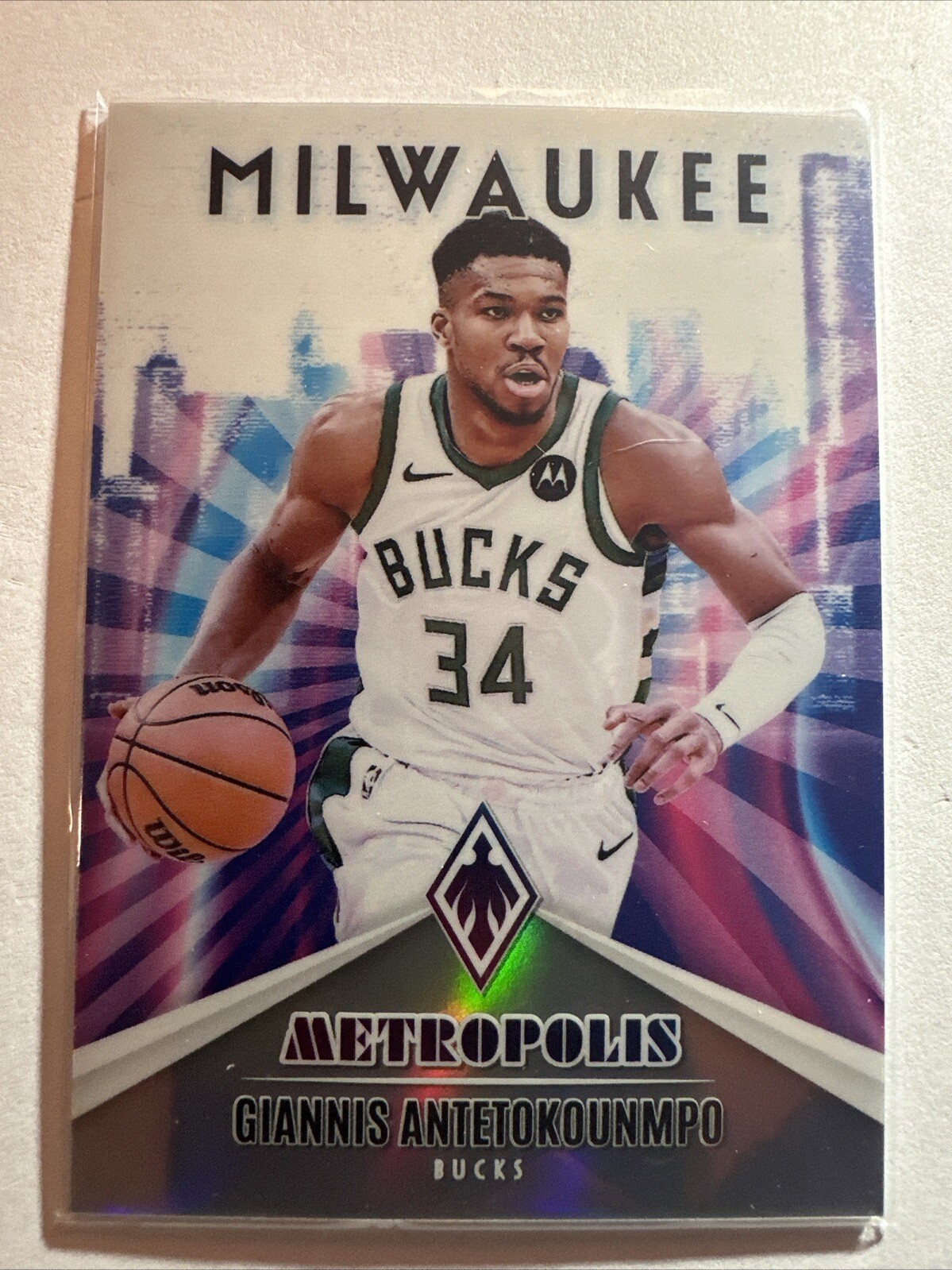 Giannis Antetokounmpo 2023-24 Phoenix Metropolis SSP Case Hit #9 Bucks CLEAN