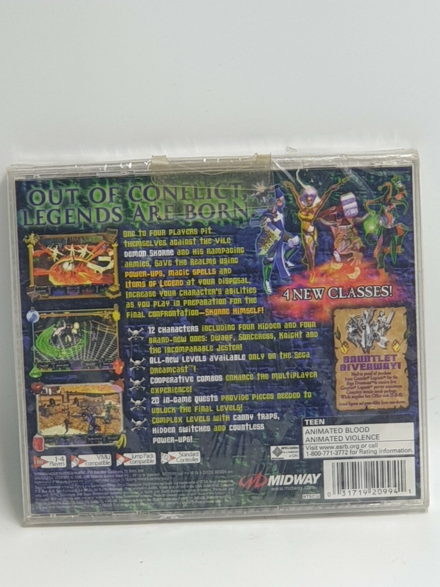 Gauntlet Legends (Sega Dreamcast, 2000) for sale online | eBay