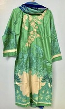 3pc Cotton Lawn Dress/Large