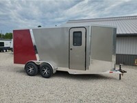 2021 Tow Tek 7x14 all aluminum enclosed with rear ramp