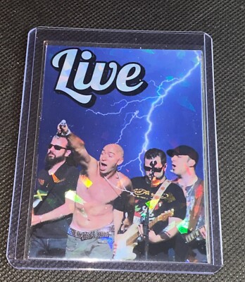Live the Band Custom Holofoil Refractor Card in toploader rc