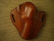   Custom Leather Gun Holster Right Hand Tan S&W L frame 4" Made in USA