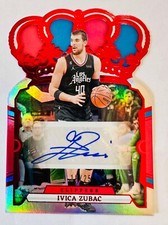 Ivica Zubac 2023-24 Panini Crown Royale Purple Autograph Auto /25