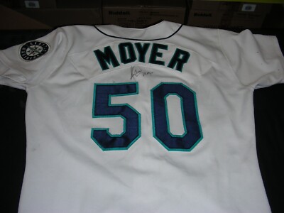 JSA Jamie Moyer Autographed Signed AUTO Seattle Mariners Game Used