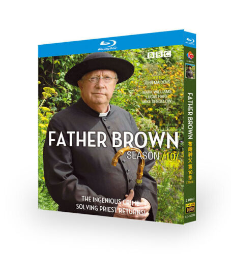 Father Brown：The Complete Season 10 TV Series 2 Disc All Region Blu-ray DVD BD - Afbeelding 1 van 1