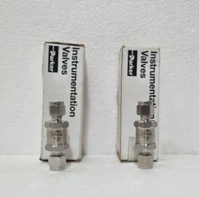 PARKER 4A-C4L-1-SS, 1/4" OD INSTRUMENTATION CHECK VALVE; LOT OF 2 PC #2