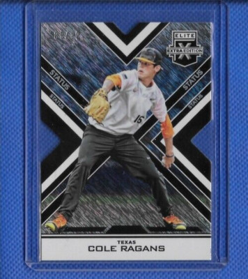 2016 Panini Elite Extra Edition Status Black Die-Cut /99 Cole Ragans #30