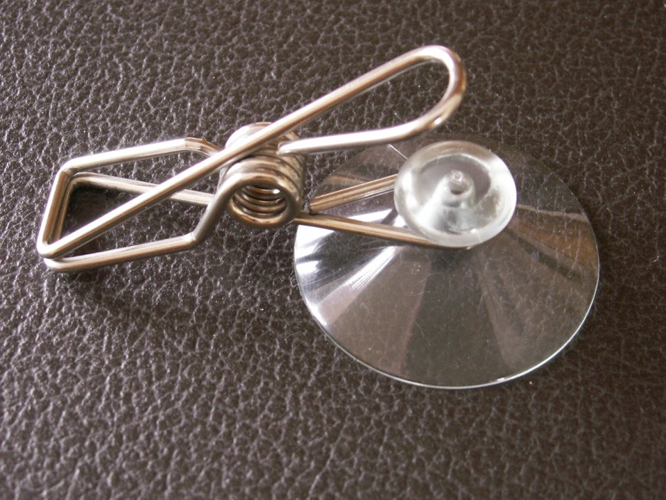 AQUARADA Futter Klammer mit Saugnapf für Algenblätter Garnelen Aquarium