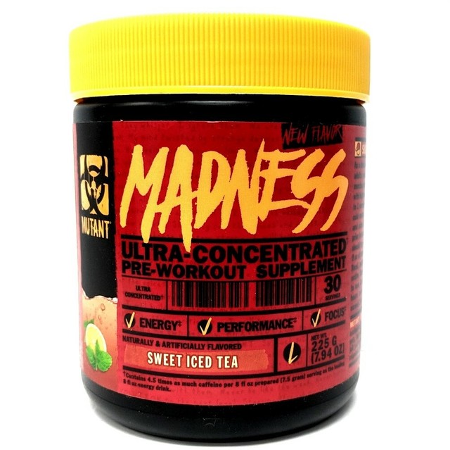 Mutant Madness Pre Workout Sweet Iced Tea for sale online eBay