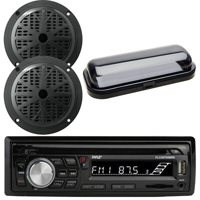 Pyle PLCDBT95 Marine CD Radio Receiver 