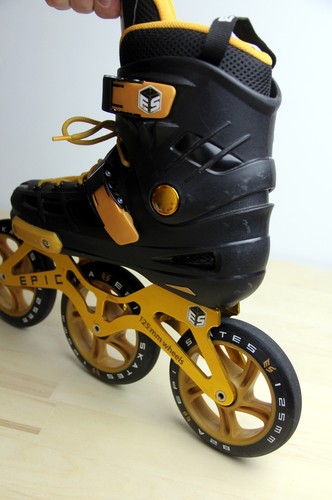 EPIC SKATES 125 mm Engage pattini velocità in linea 3 ruote taglia 7 - Foto 6 di 11
