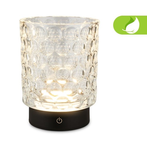 LED Table Lamp Mini Glass Deco Light Patio Rechargeable Battery IP44 Dimmable - Picture 18 of 33